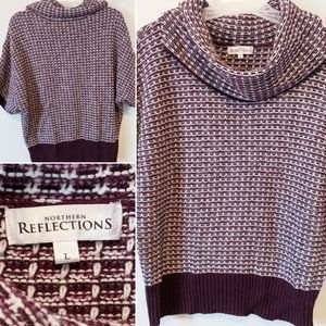 NORTHERN REFLECTIONS Cowl Neck Knitted Sweater